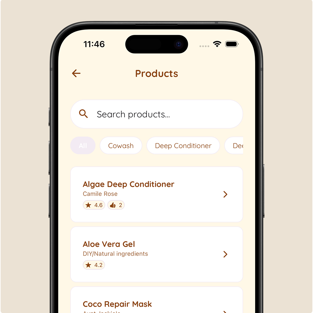 product recommends for type 4 hair
