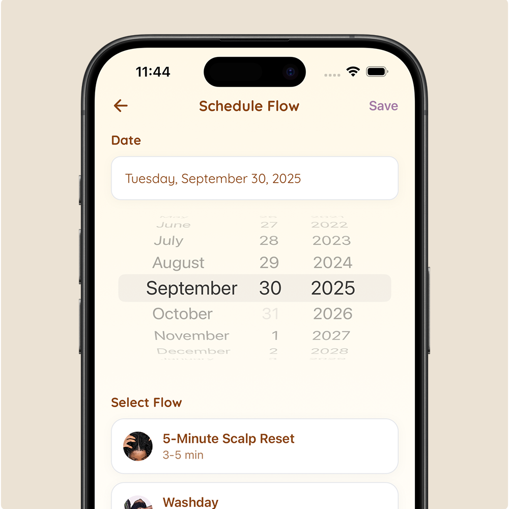 schedule your routines