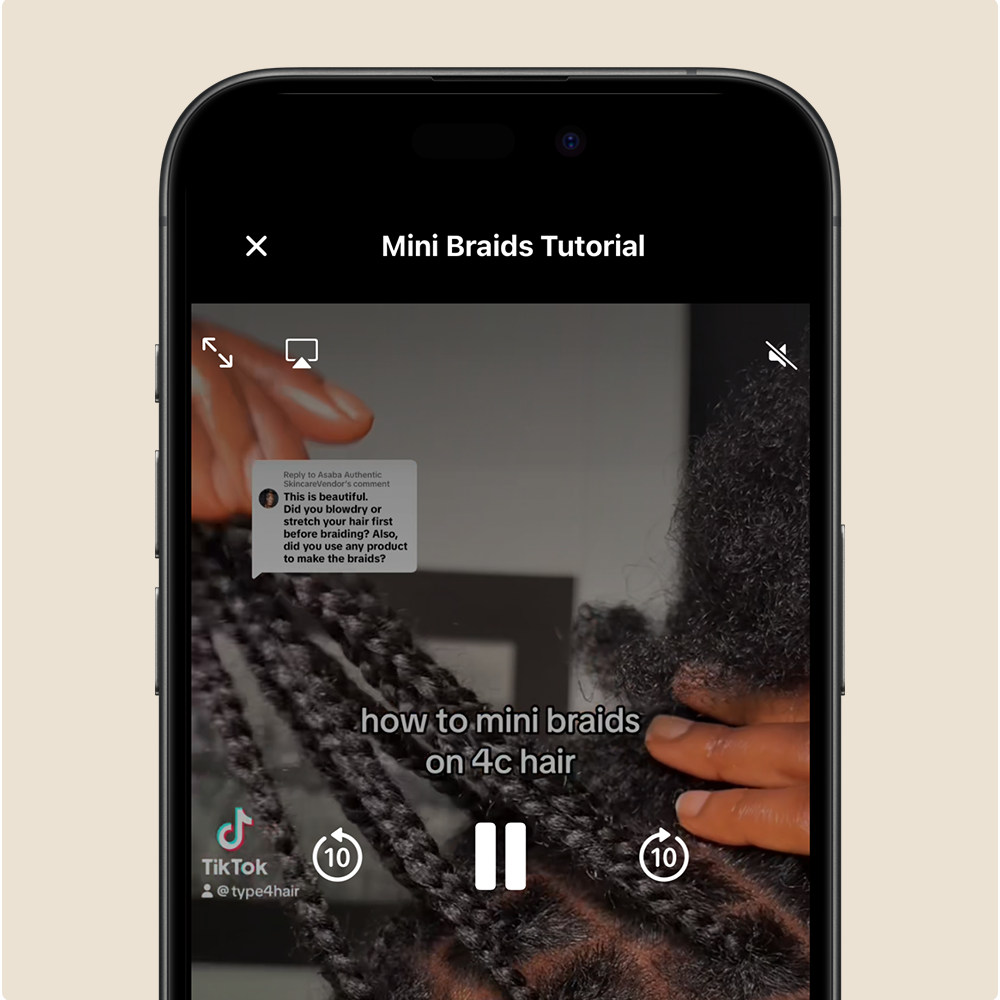 mini braids tutorial