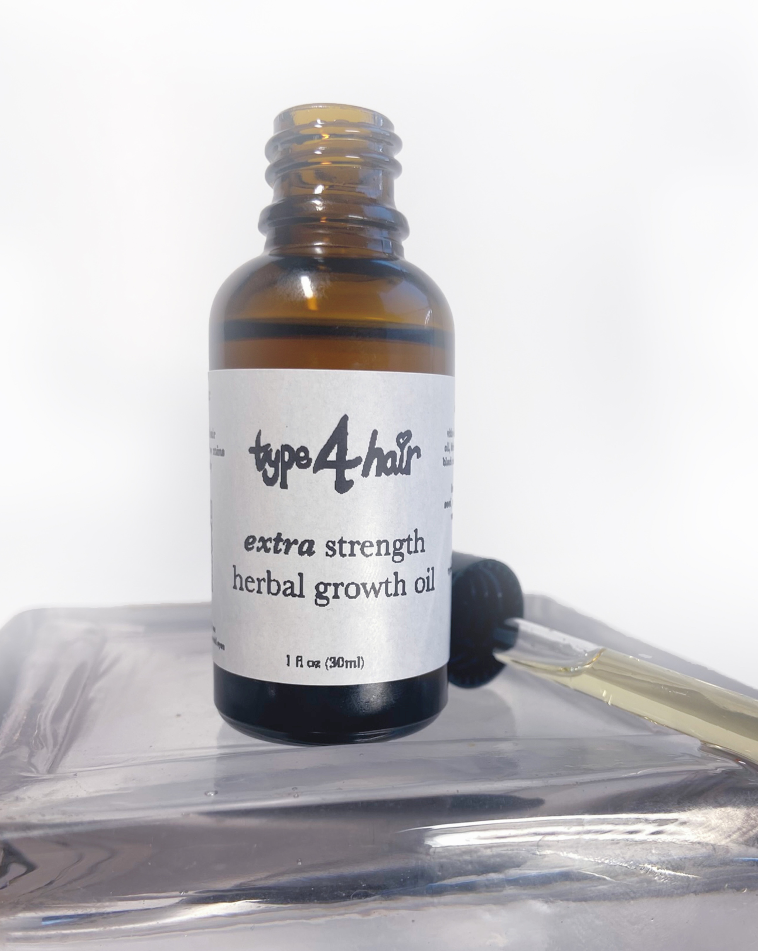 Type4Hair oil bottle setup