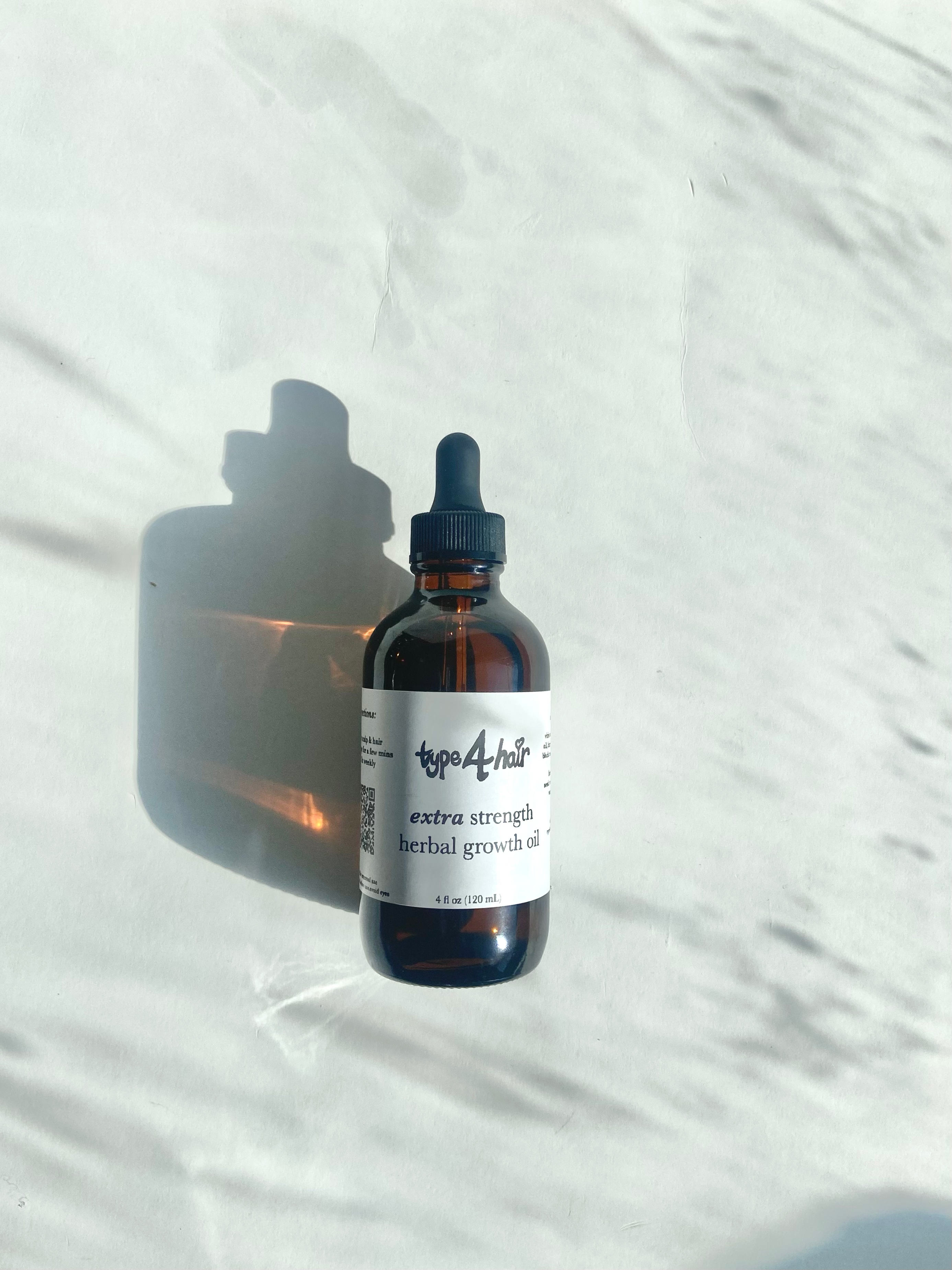 Type4Hair oil bottle