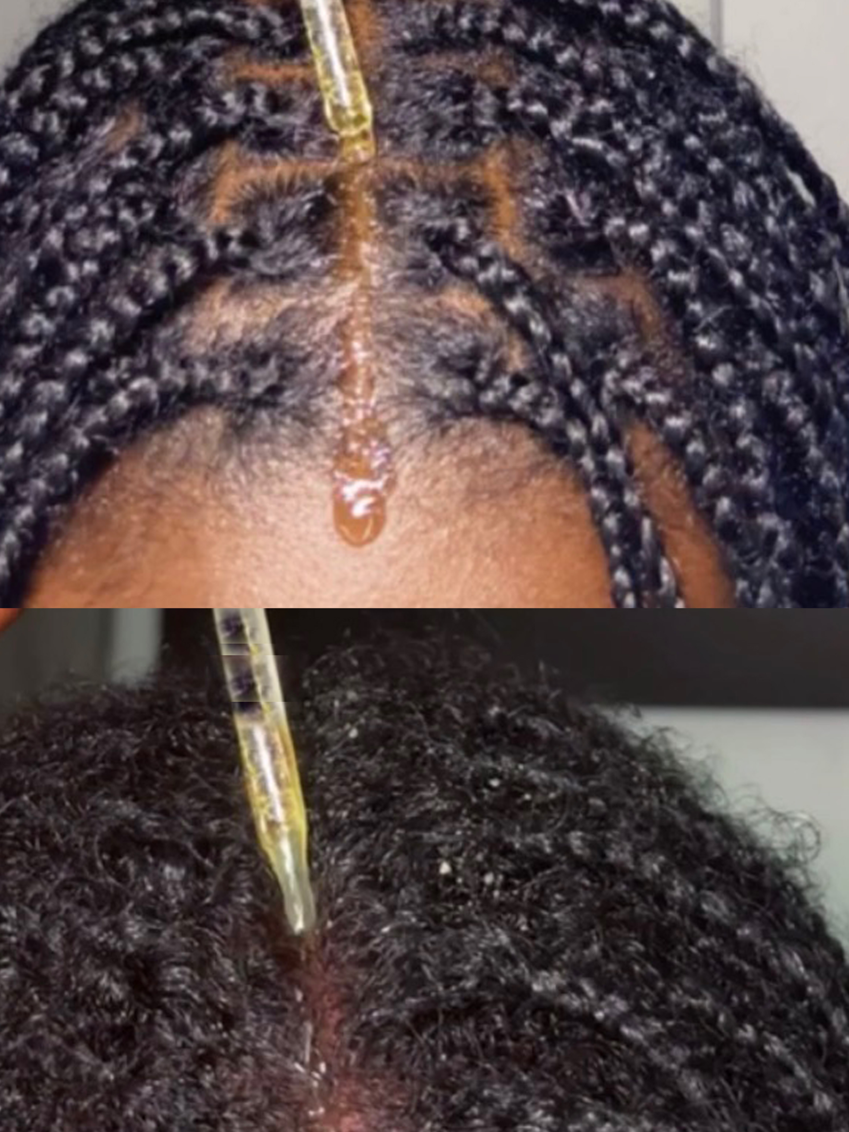 Type4Hair oil bottle close-up